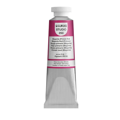 Pintura al óleo LUKAS STUDIO - 0250 Magenta (rojo primario) (75/200 ml)