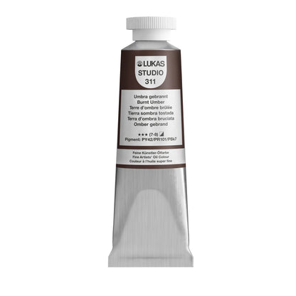 Pintura al óleo LUKAS STUDIO - 0311 Sombra quemada (75/200ml)