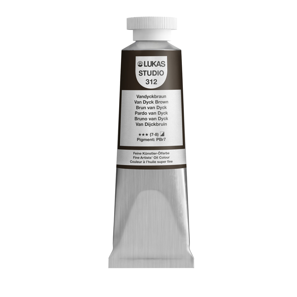 LUKAS STUDIO Ölfarbe - 0312 Vandyckbraun (37/75/200ml)