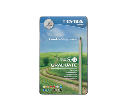 LYRA Graduate Farbstifte im Metalletui (12 Farben)
