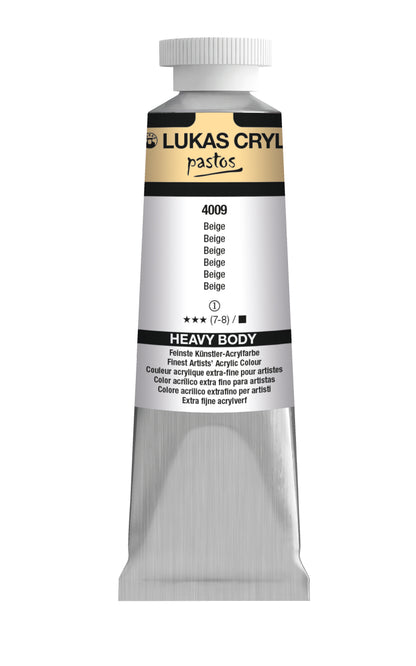 LUKAS Cryl PASTOS (HEAVY BODY) - Beige  4009 (37ml)