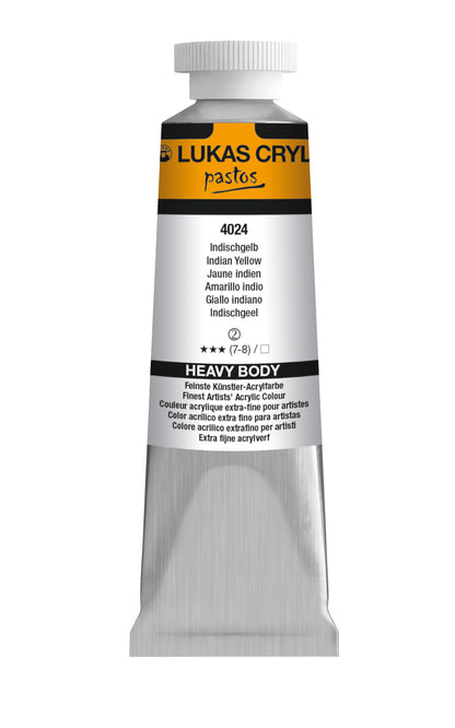 LUKAS Cryl PASTOS (HEAVY BODY) - Indischgelb  4024 (37ml)