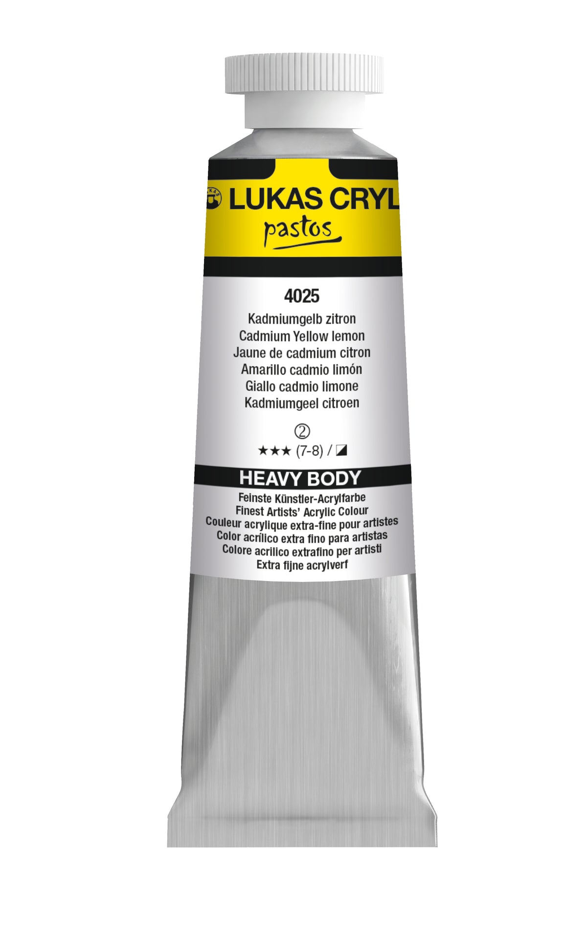 LUKAS Cryl PASTOS (CUERPO PESADO) - Amarillo Cadmio Limón 4025 (37ml)