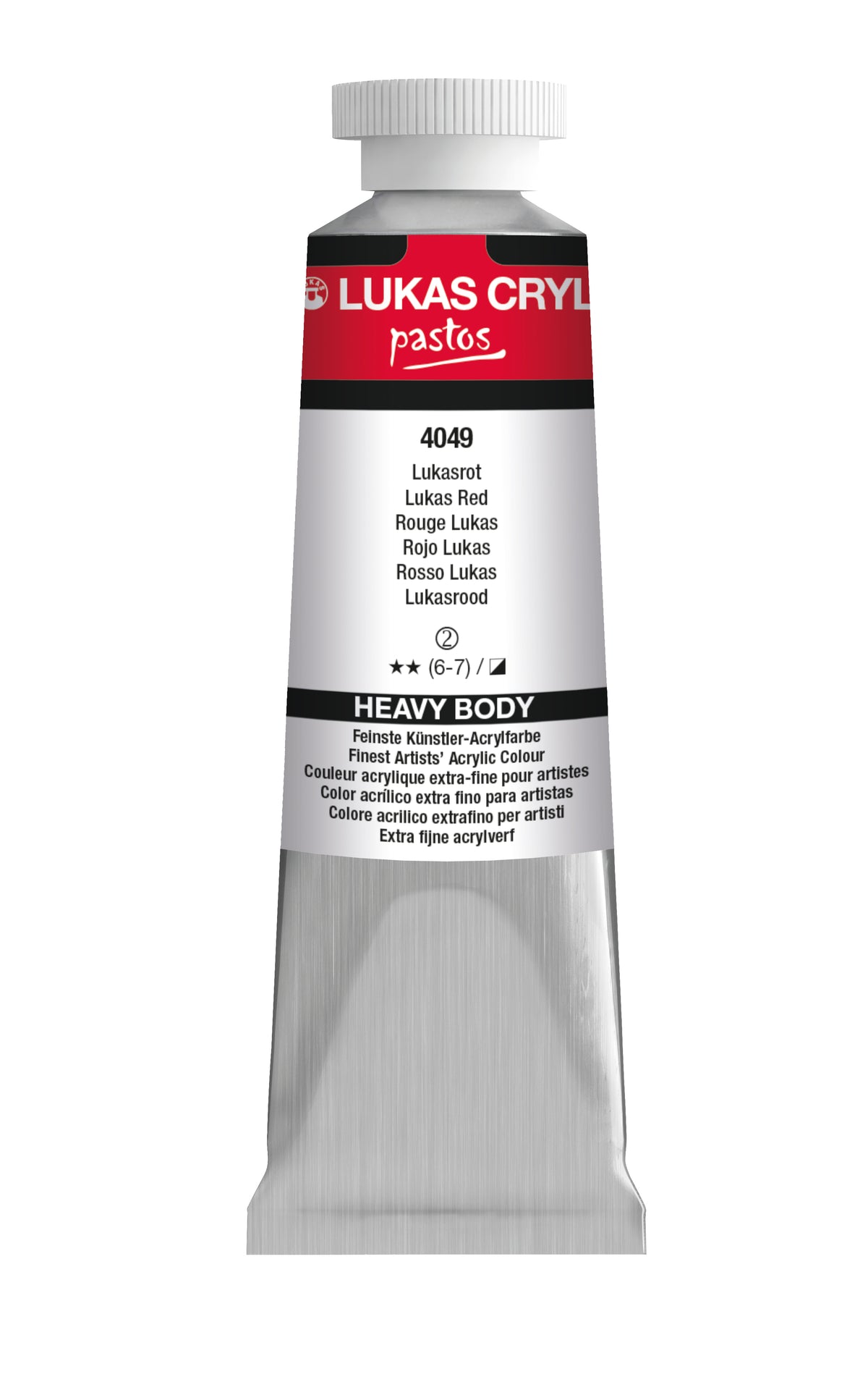 LUKAS Cryl PASTOS (HEAVY BODY) - Lukasrot  4049 (37ml)