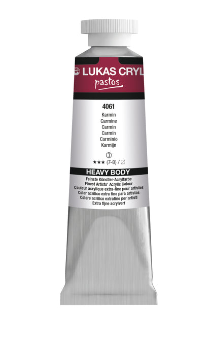 LUKAS Cryl PASTOS (HEAVY BODY) - Karmin  4061 (37ml)