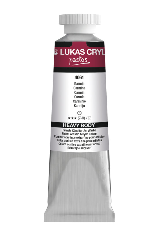 LUKAS Cryl PASTOS (HEAVY BODY) - Karmin  4061 (37ml)