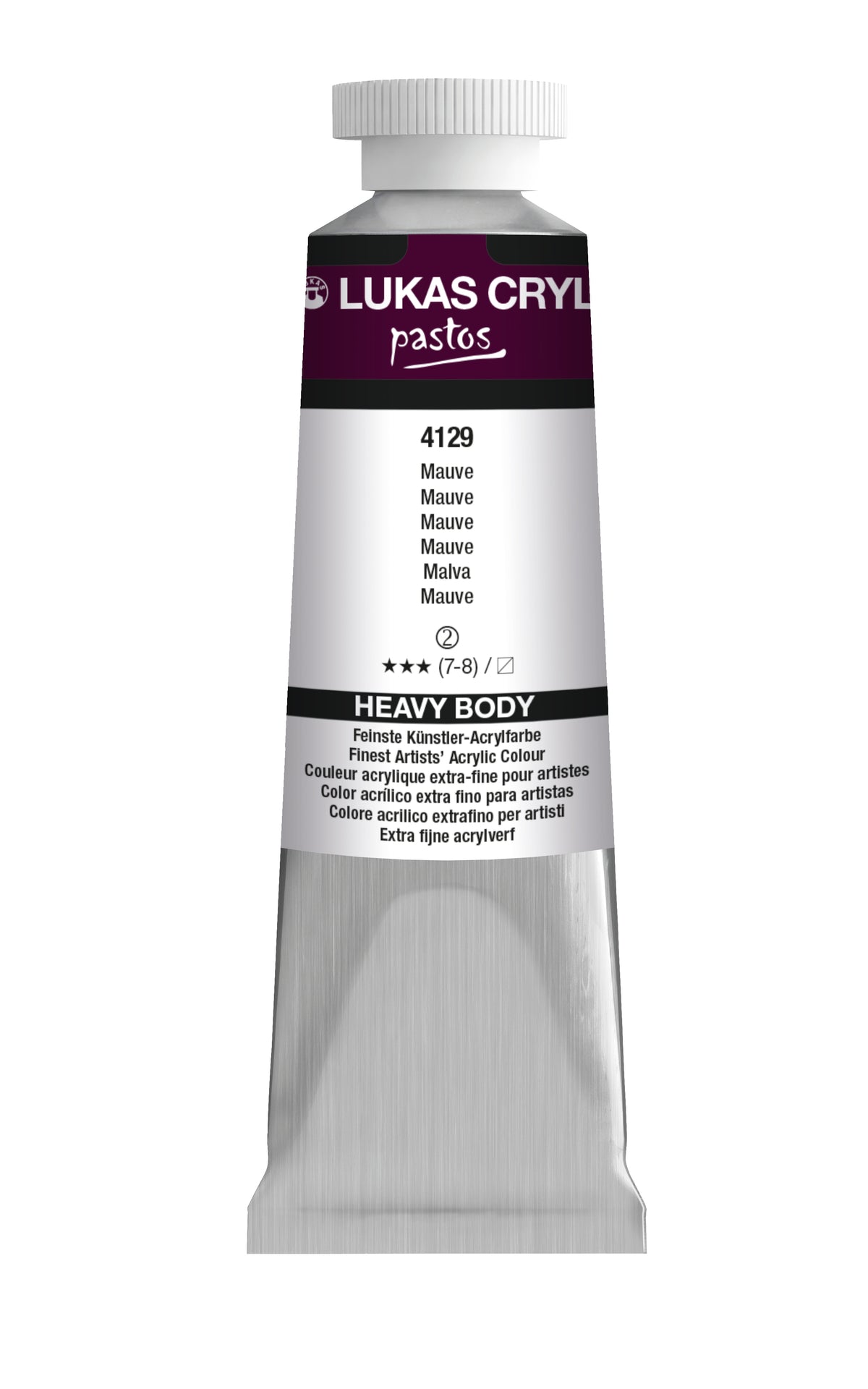 LUKAS Cryl PASTOS (HEAVY BODY) - Mauve  4129 (37ml)