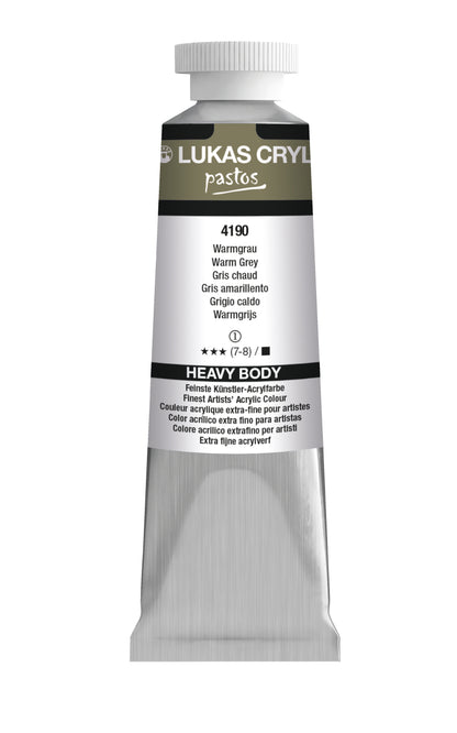 LUKAS Cryl PASTOS (CUERPO PESADO) - Gris Cálido 4190 (37ml)