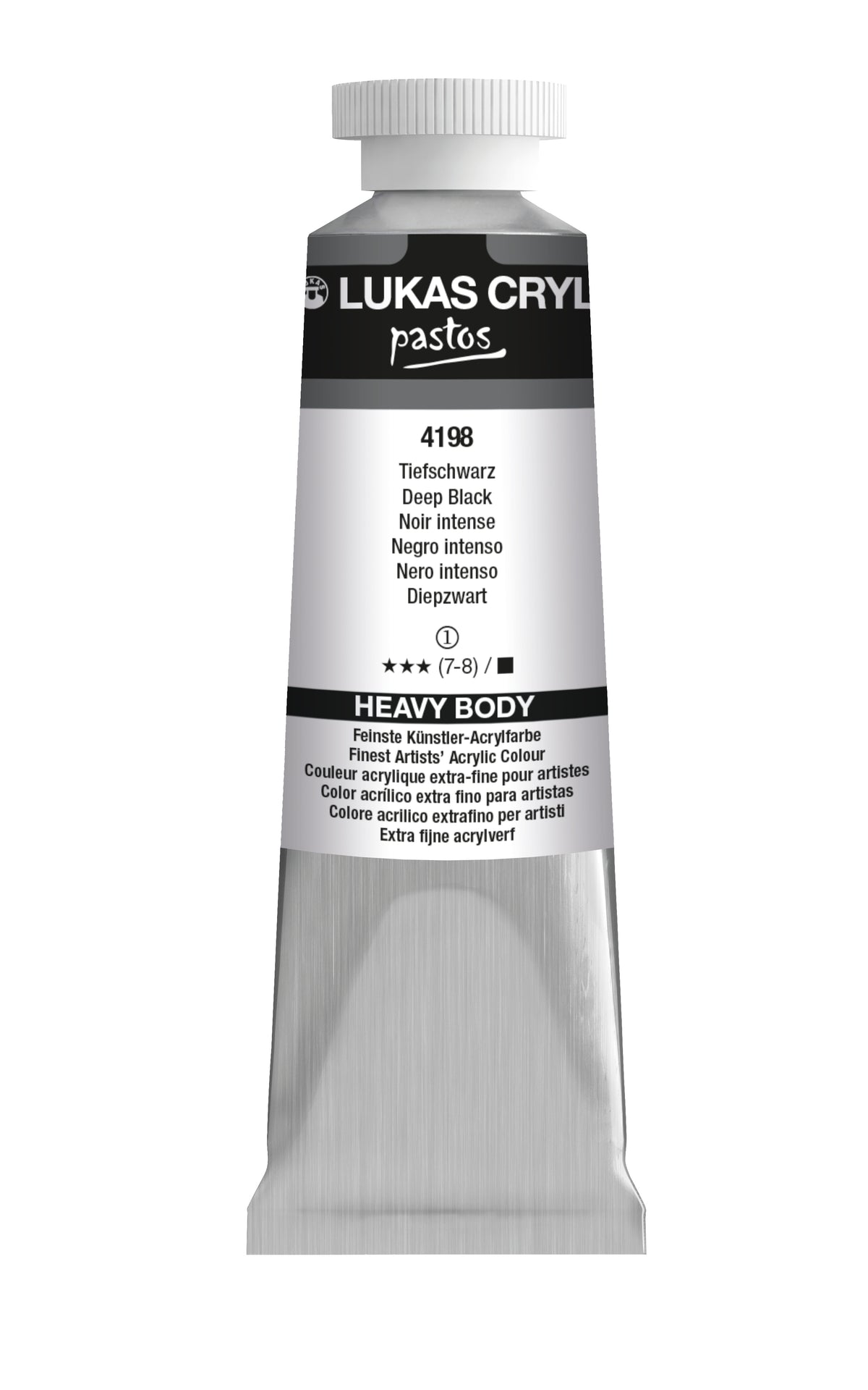 LUKAS Cryl PASTOS (CUERPO PESADO) - Negro azabache 4198 (37ml)