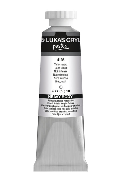 LUKAS Cryl PASTOS (CUERPO PESADO) - Negro azabache 4198 (37ml)