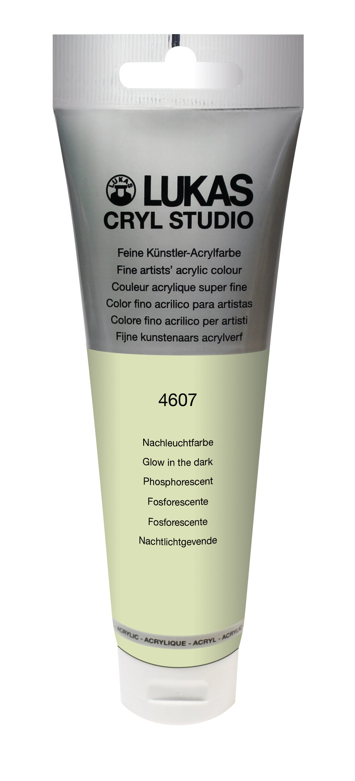LUKAS CRYL Studio - 4607 Pintura que brilla en la oscuridad Verde colibrí (125/250ml)