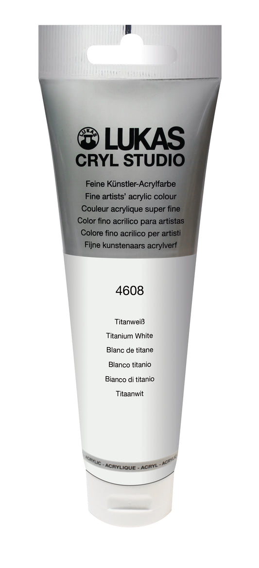 LUKAS CRYL Studio - 4608 Titanweiß (125/250/500ml)