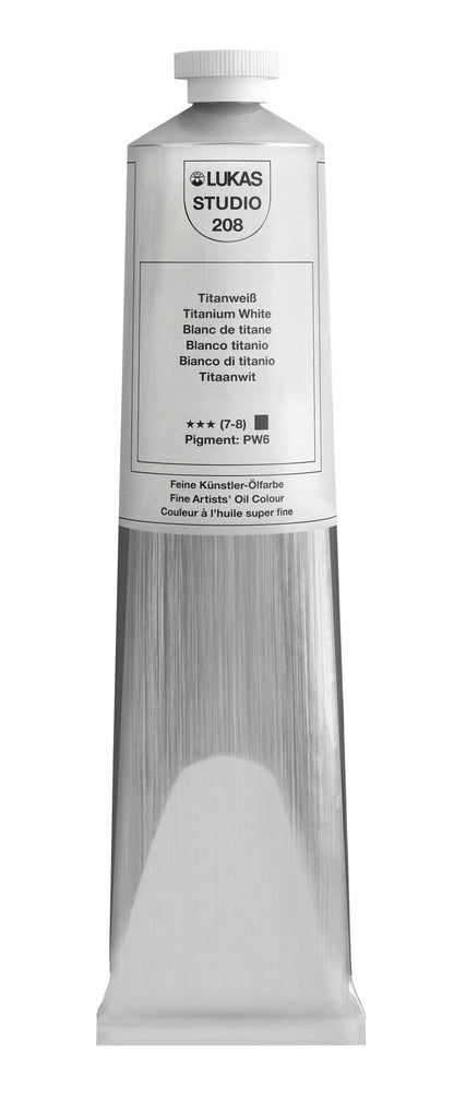 LUKAS STUDIO Ölfarbe - 0208 Titanweiß (37/75/200ml)