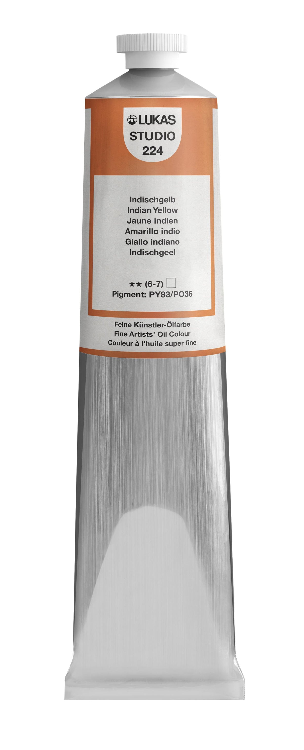 Pintura al óleo LUKAS STUDIO - 0224 Amarillo indio (75/200ml)