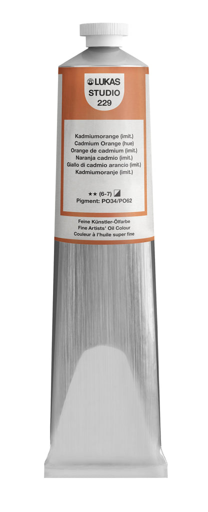 Pintura al óleo LUKAS STUDIO - 0229 naranja cadmio (imit) (75/200ml)