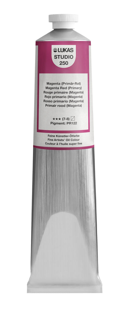Pintura al óleo LUKAS STUDIO - 0250 Magenta (rojo primario) (75/200 ml)
