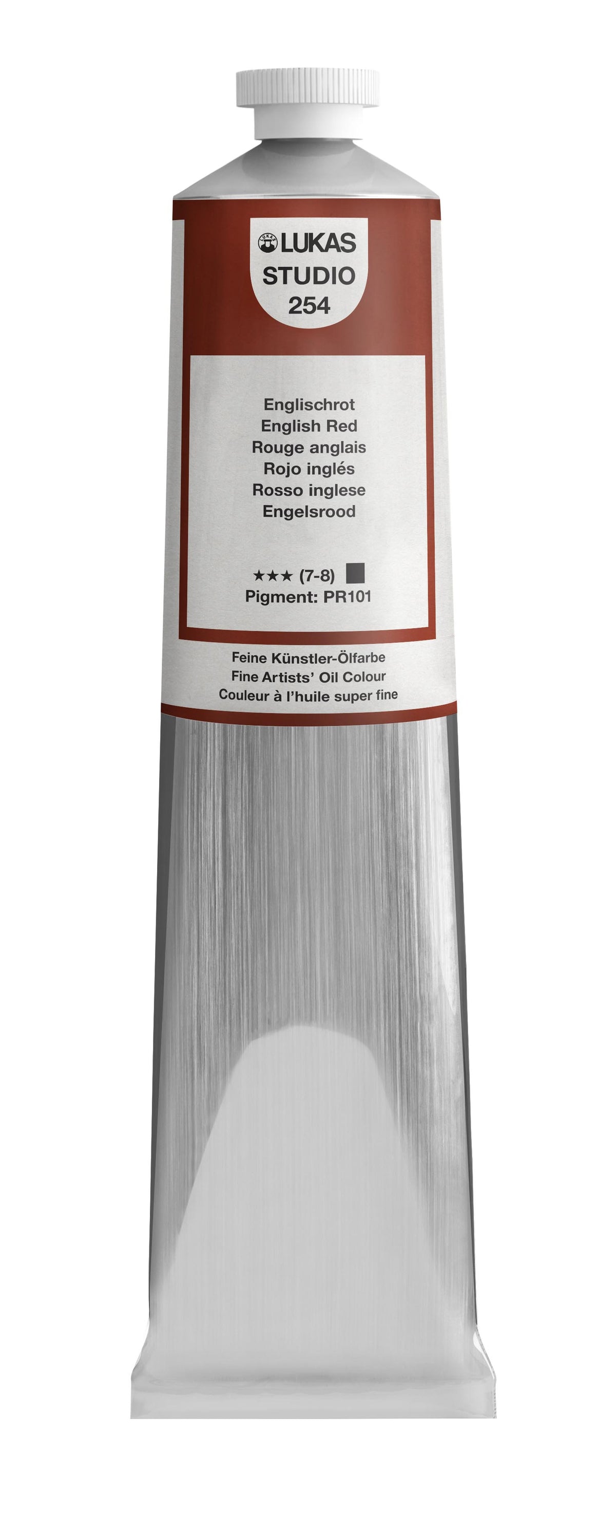 LUKAS STUDIO Ölfarbe -  0254 Englischrot (37/75/200ml)