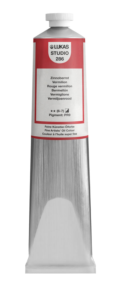 Pintura al óleo LUKAS STUDIO - 0286 Rojo bermellón (75/200ml)
