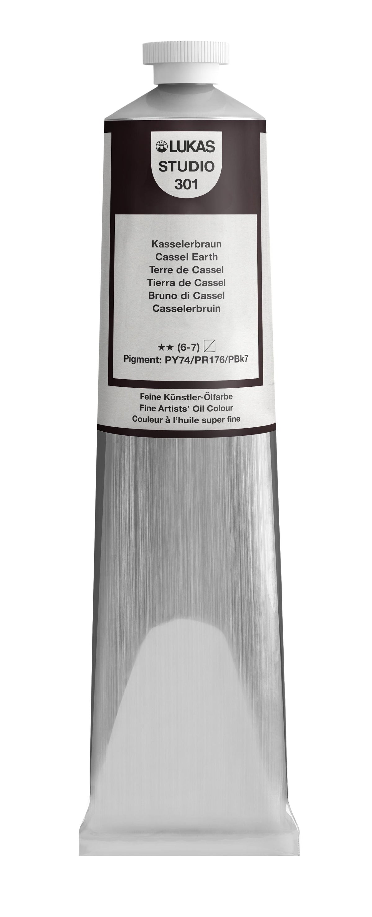 LUKAS STUDIO Ölfarbe -  0301 Kasselerbraun (37/75/200ml)