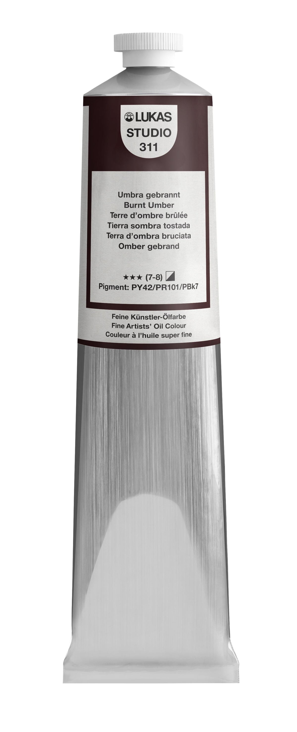 Pintura al óleo LUKAS STUDIO - 0311 Sombra quemada (75/200ml)