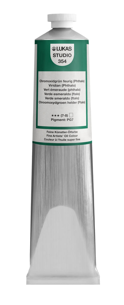 Pintura al óleo LUKAS STUDIO - 0354 Óxido de cromo verde ardiente (ftalo) (75/200 ml)