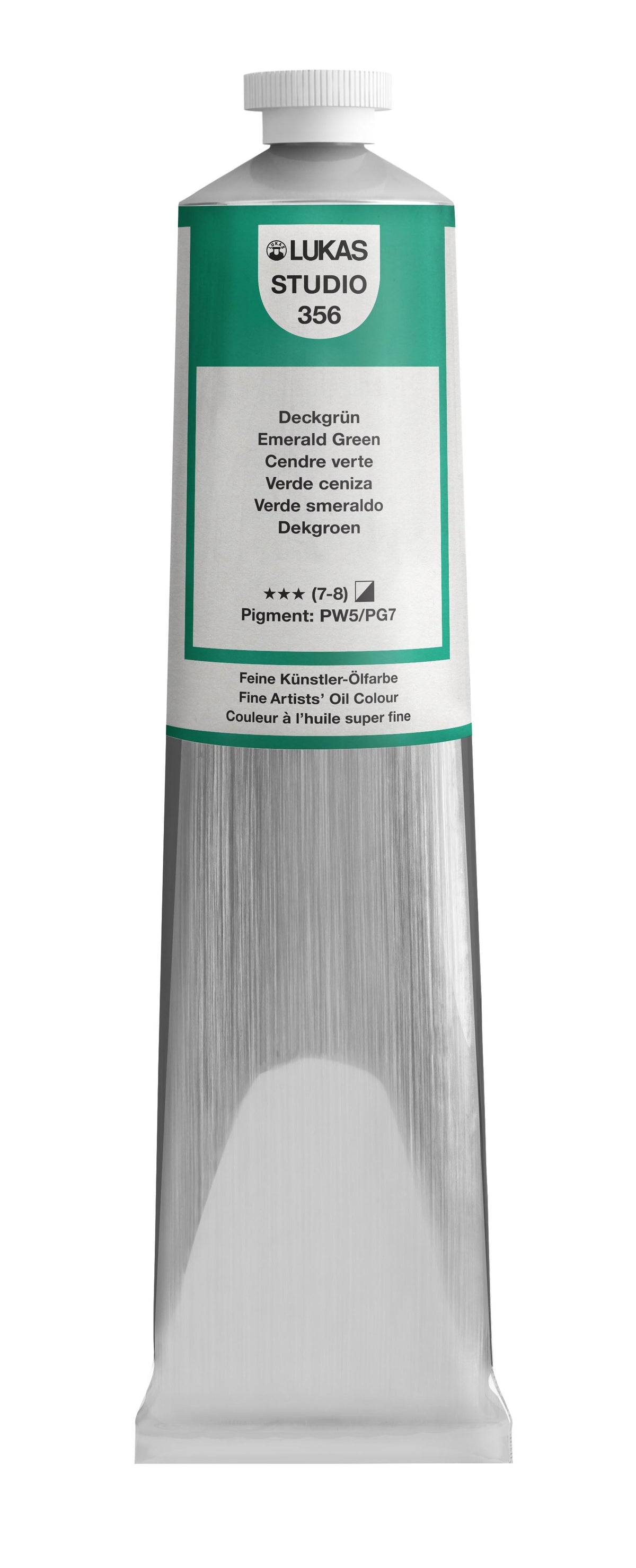 LUKAS STUDIO Ölfarbe -  0356 Deckgrün (37/75/200ml)