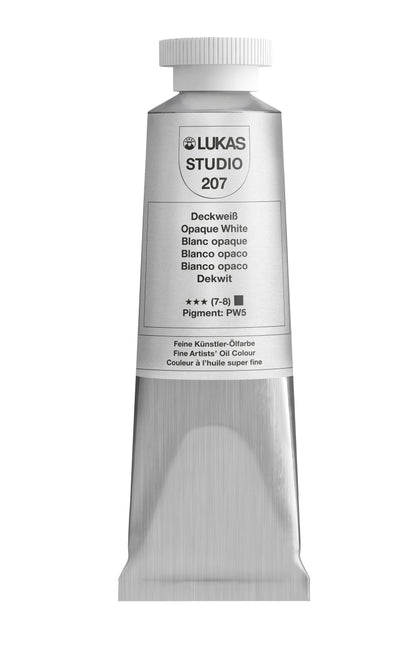 LUKAS STUDIO Ölfarbe - 0207 Deckweiß (37/75/200ml)