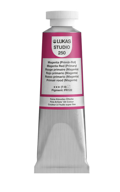 Pintura al óleo LUKAS STUDIO - 0250 Magenta (rojo primario) (75/200 ml)