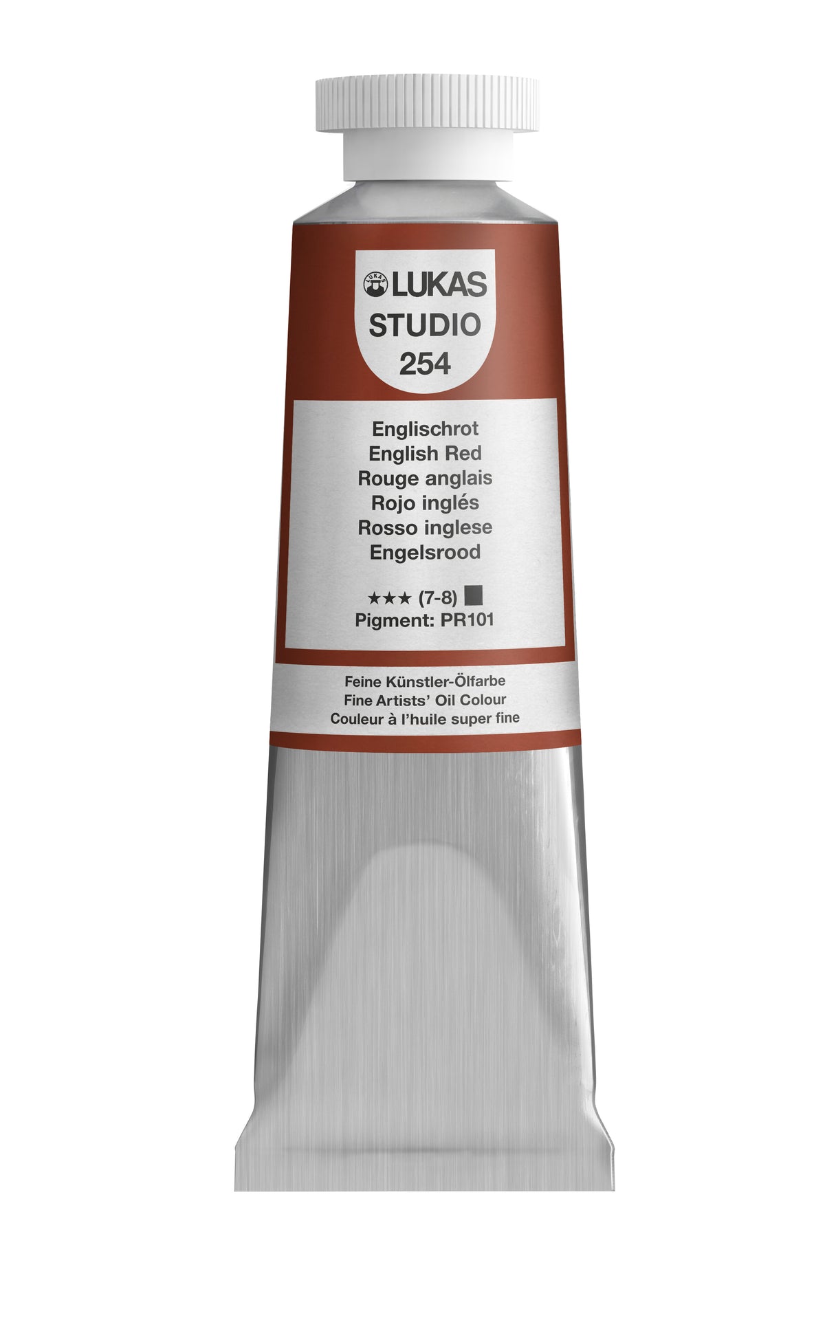 LUKAS STUDIO Ölfarbe -  0254 Englischrot (37/75/200ml)