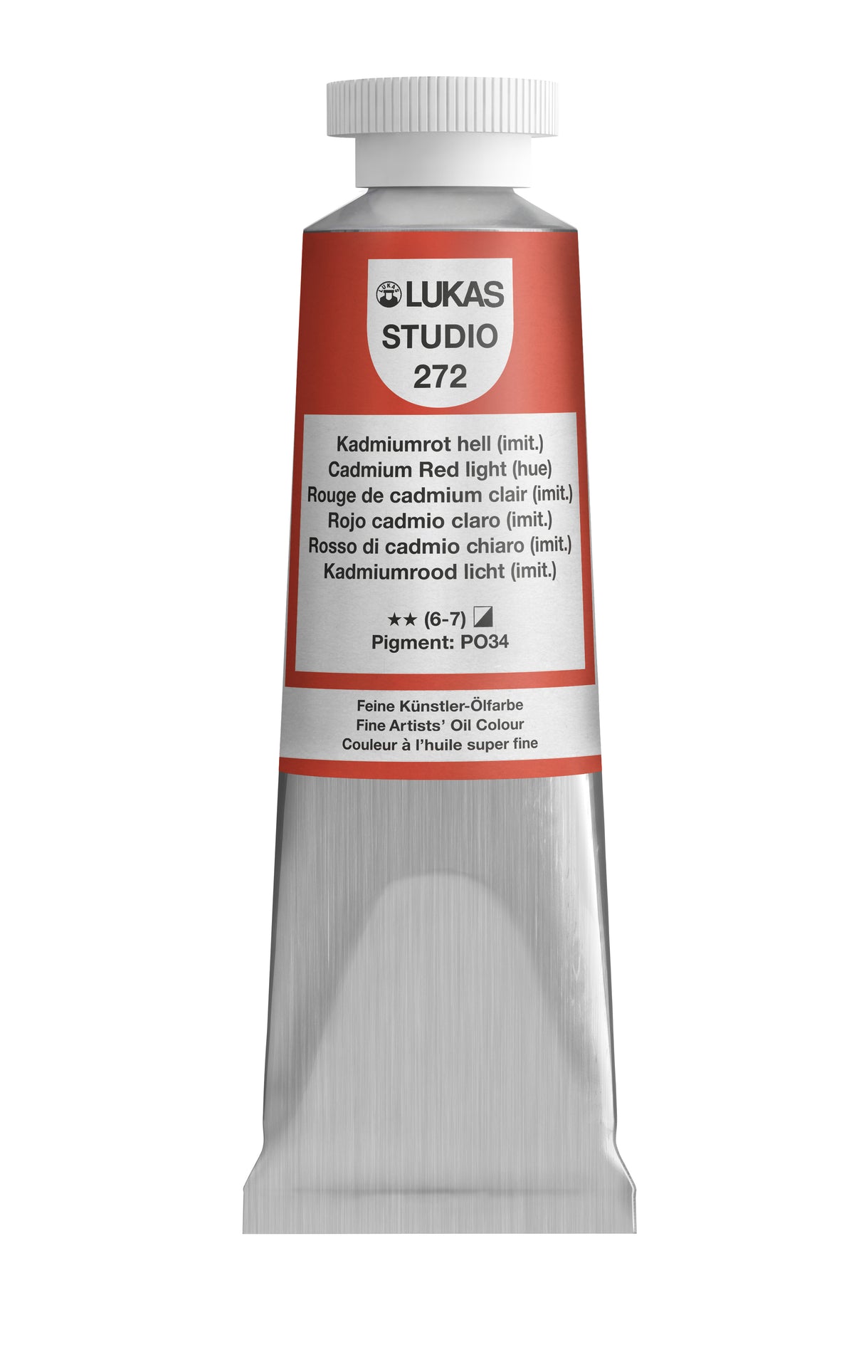 LUKAS STUDIO Ölfarbe - 0272 Kadmiumrot Hell (imit) (37/75/200ml)