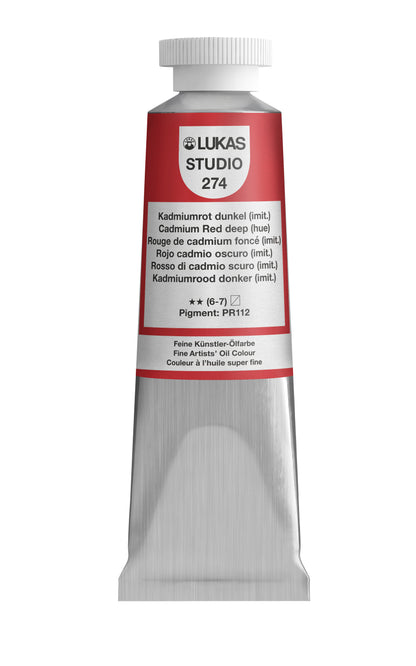 LUKAS STUDIO Ölfarbe - 0274 Kadmiumrot Dunkel (imit) (37/75/200ml)