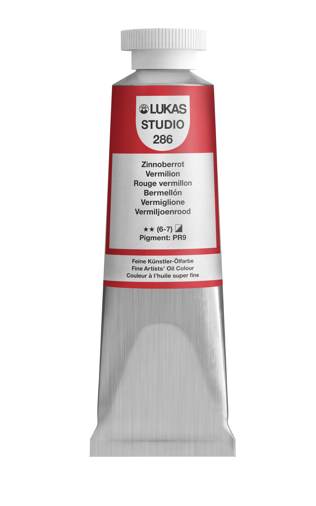 Pintura al óleo LUKAS STUDIO - 0286 Rojo bermellón (75/200ml)