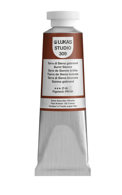 Pintura al óleo LUKAS STUDIO - 0309 Terra di Siena quemada (75/200ml)