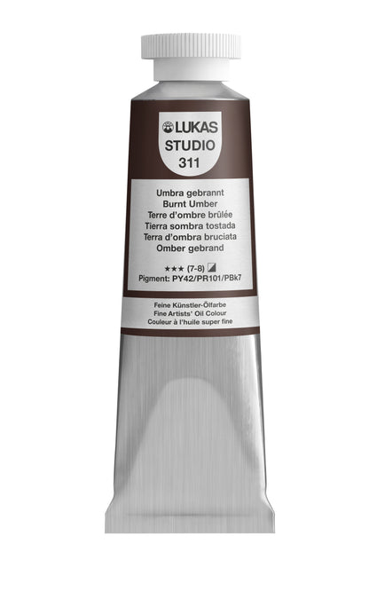 Pintura al óleo LUKAS STUDIO - 0311 Sombra quemada (75/200ml)