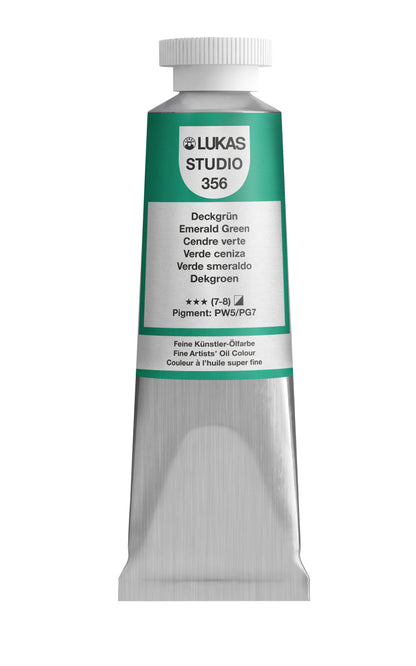LUKAS STUDIO Ölfarbe -  0356 Deckgrün (37/75/200ml)