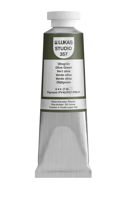 Pintura al óleo LUKAS STUDIO - 0357 verde oliva (75/200ml)