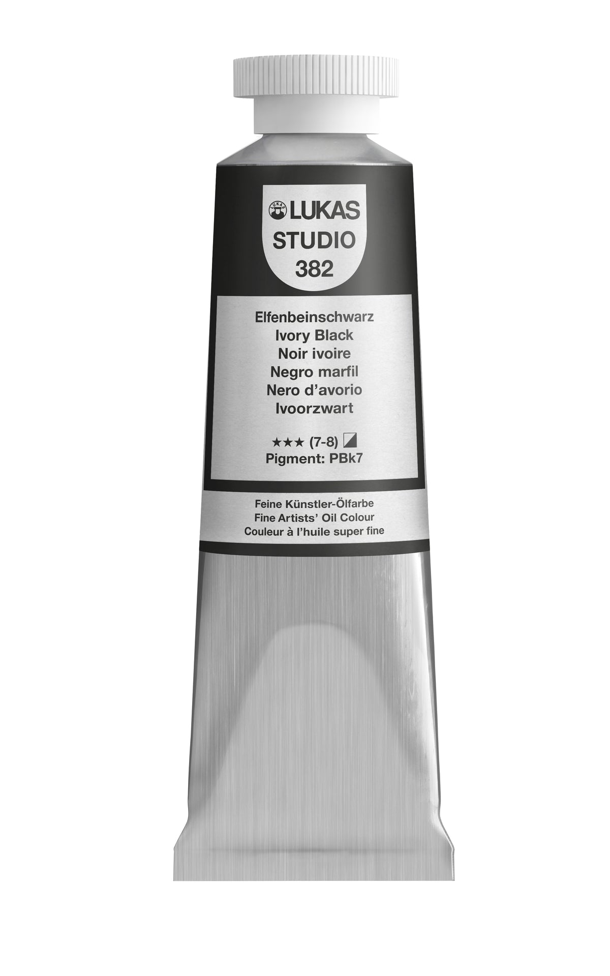 Pintura al óleo LUKAS STUDIO - 0382 Negro marfil (75/200ml)
