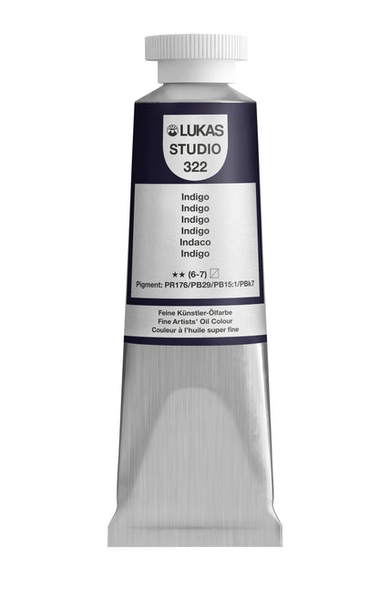 Pintura al óleo LUKAS STUDIO - 0322 Índigo (75/200ml)