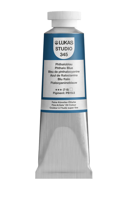 Pintura al óleo LUKAS STUDIO - 0345 Azul ftalo (75/200ml)
