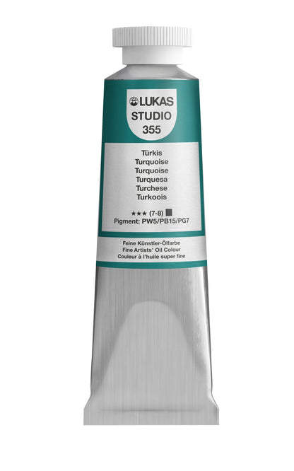 Pintura al óleo LUKAS STUDIO - 0355 turquesa (75/200ml)
