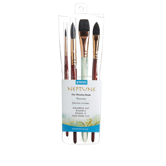 AQUARELL Pinselset PRINCETON NEPTUNE Pro  (4 Pinsel-Mix)
