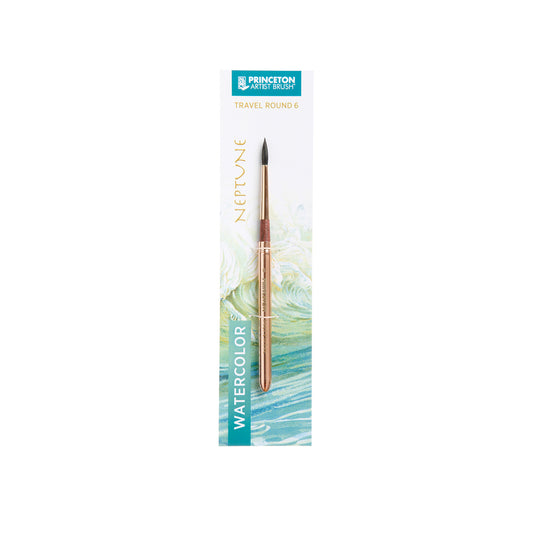 AQUARELL Reise Pinselset PRINCETON NEPTUNE TRAVEL ROUND 6