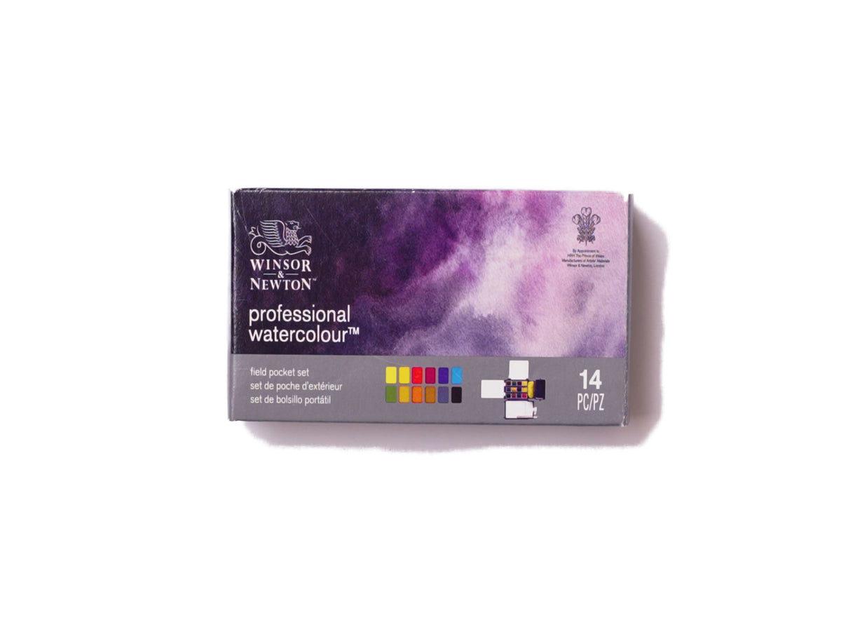 WINSOR &amp; NEWTON™ Professional WATER COLOUR™ Field Box, caja de pinturas de acuarela