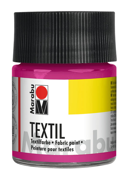 MARABU Stoffmal- & Druckfarbe - 014 Magenta (50ml)