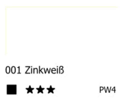 GEORGIAN Ölfarbe Zinkweiß - 001
