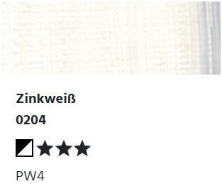 LUKAS STUDIO Ölfarbe - 0204 Zinkweiß (37/75/200ml)