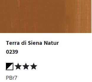 Pintura al óleo LUKAS STUDIO - 0239 Terra di Siena Natural (75/200ml)