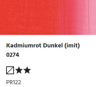 LUKAS STUDIO Ölfarbe - 0274 Kadmiumrot Dunkel (imit) (37/75/200ml)