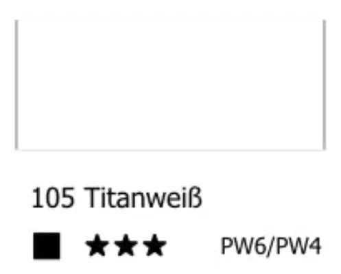 REMBRANDT Ölfarbe - 105 Titanweiß 40 & 150ml