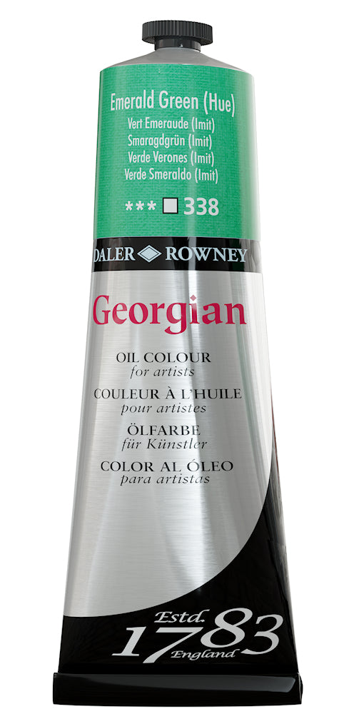 Pintura al óleo GEORGIAN verde esmeralda (imitación) - 338
